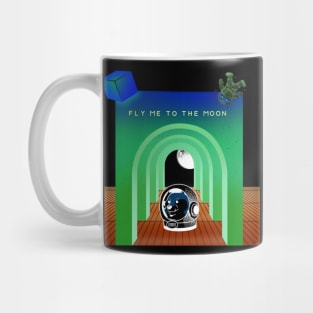 Dogecoin fly to the moon 4 Mug